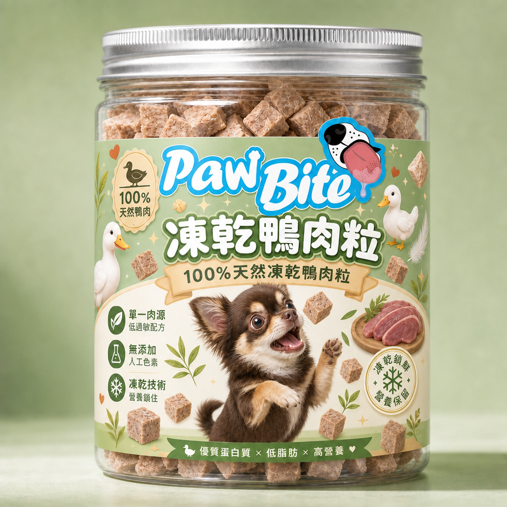 天然鴨肉凍乾-貓狗脫水凍乾零食